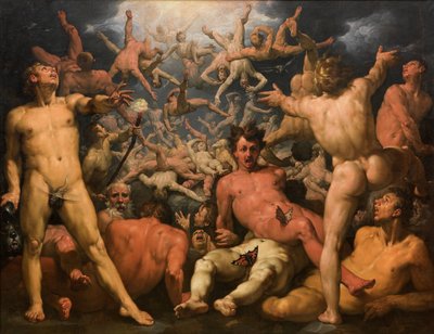 The Fall of the Titans by Cornelis Cornelisz van Haarlem